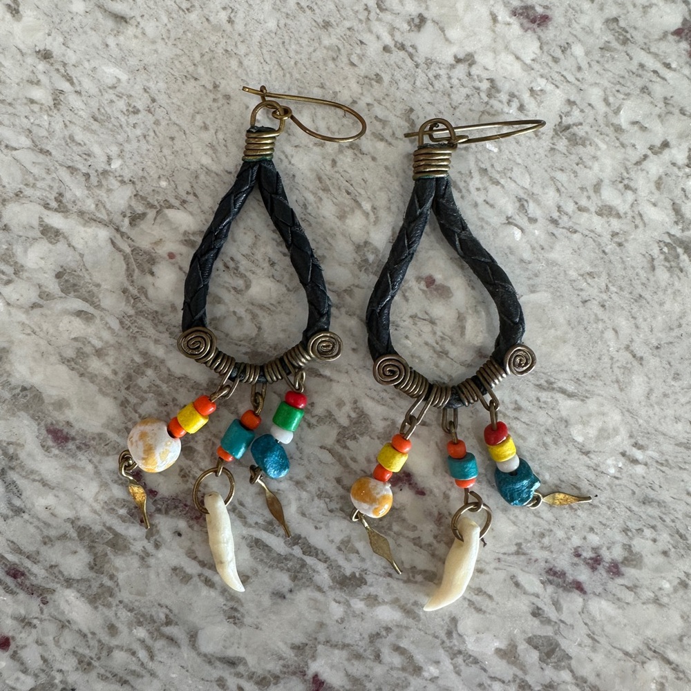 Vintage Earrings From Guatemala